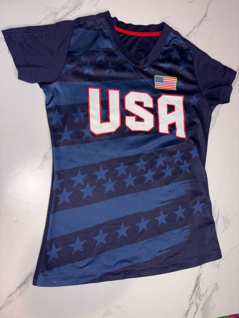 Icon Sports Girls Youth USWNT Alex Morgan #13 Soccer Game Day Jersey